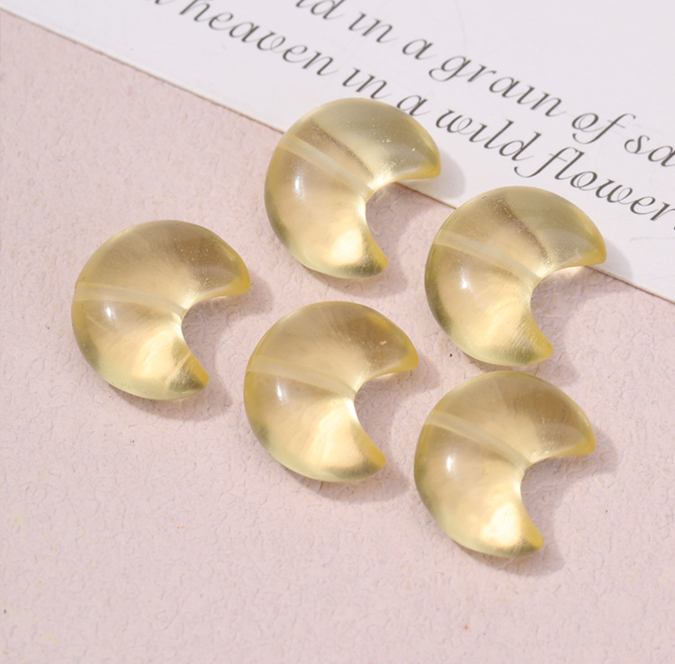 Piezoelectric Citrine Moon Love Bead Accessories DIY Bow Bracelet Necklace Bracelet Accessories in stock
