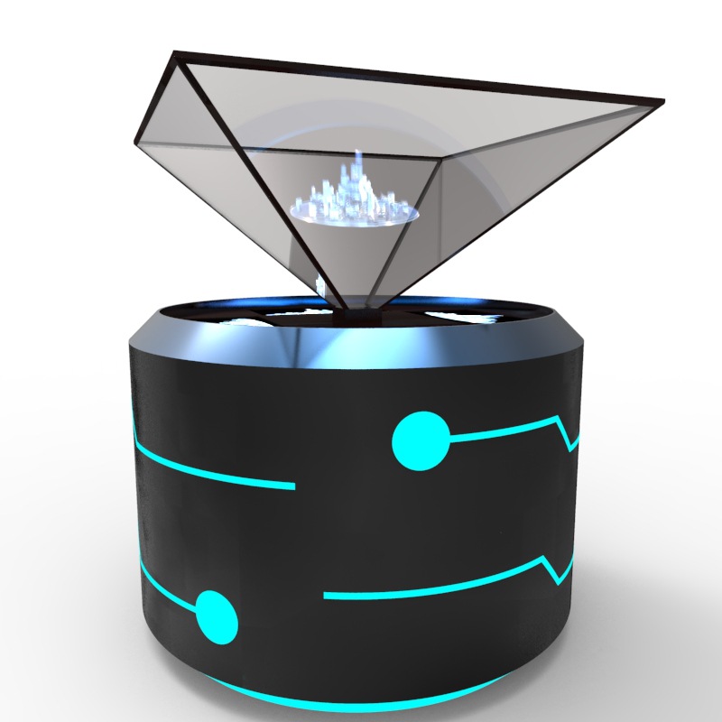 厂家直销全息展示柜 360度全息展柜 裸眼3D展柜 3D广展示柜广告机