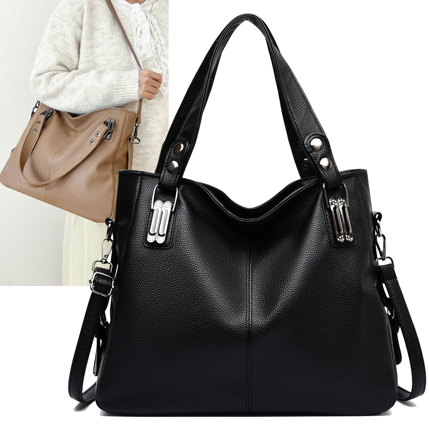 2026新款大容量女包百搭托特包女中年妈妈跨境单肩挎包女handbags