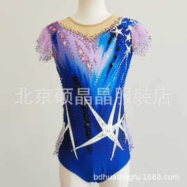 艺术体操表演服女成人儿童专业体操比赛服啦啦操BD1738