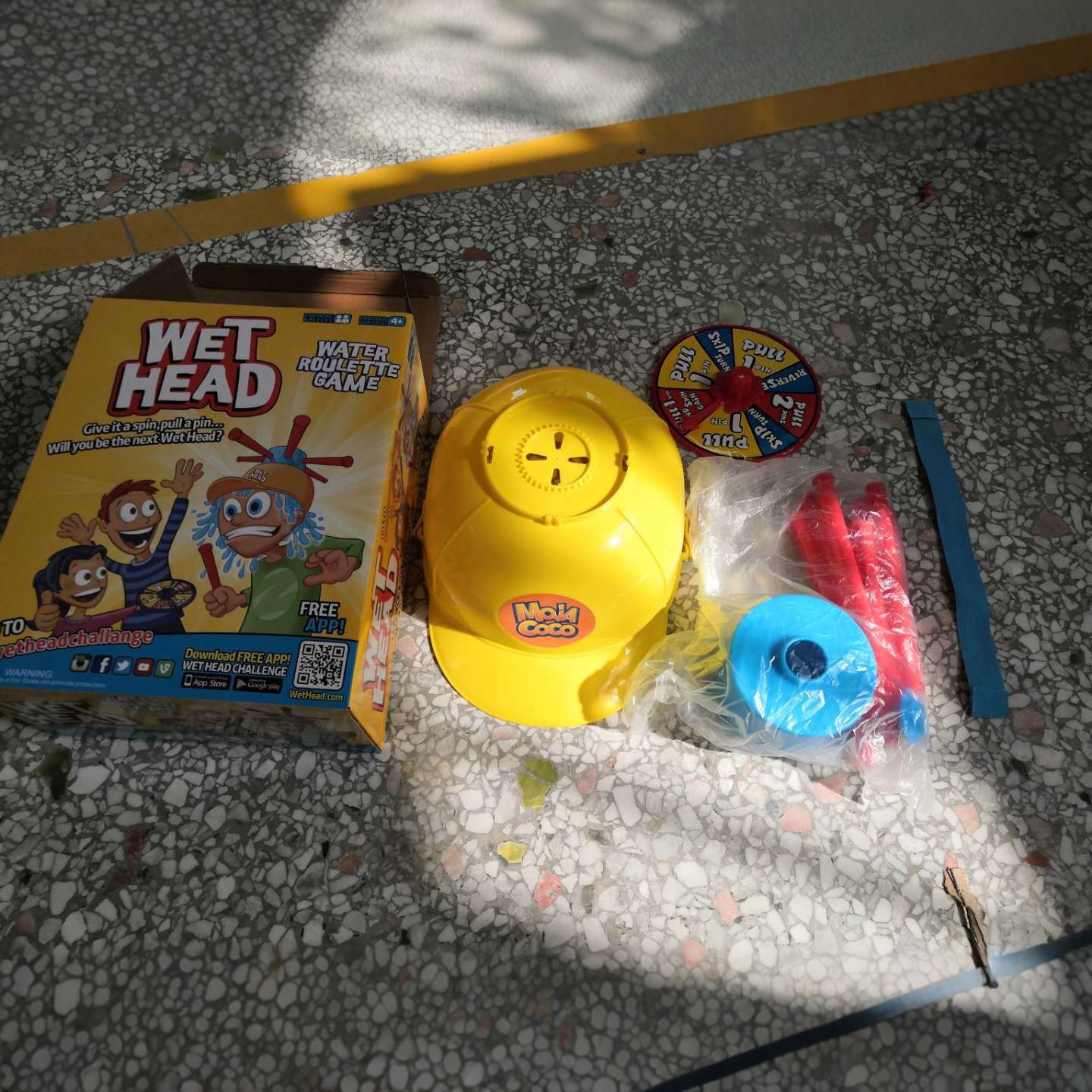 Sombrero de desafío de agua creativo transfronterizo juguetes de fiesta sombrero de agua parodia cabeza húmeda esqueleto sombrero de agua juguetes