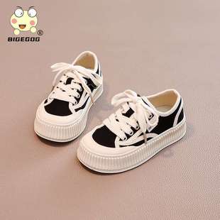 Summer Girls' Shoes Children's Versatile Sneakers 2025 Spring and Autumn New Baby Ins Breathable White Canvas Shoes