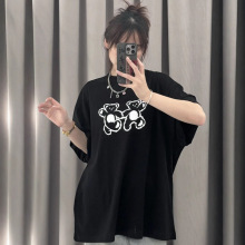 25ss夏季新款重磅WE官网经典LOGO标志印花男女情侣同款短袖T恤衫