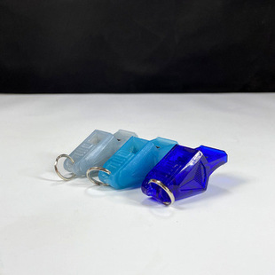 Sanding Sports Competition Dolphin Training Referee Whistle ABS Boxed Outdoor Camping Emergency First Aid Translucent