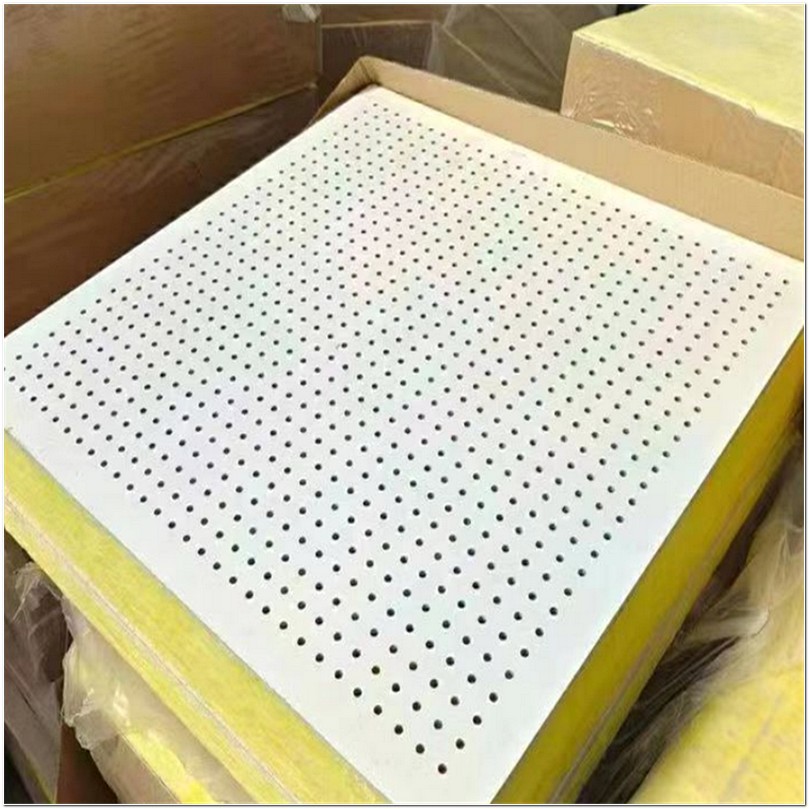 保温隔热穿孔石膏板石膏板 吊顶层叠板 图书馆吊顶、档案馆吊顶