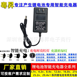 16.8V2A power tools 21v 2A fascia gun 25.2V1A car wash gun lithium ion hand drill charger