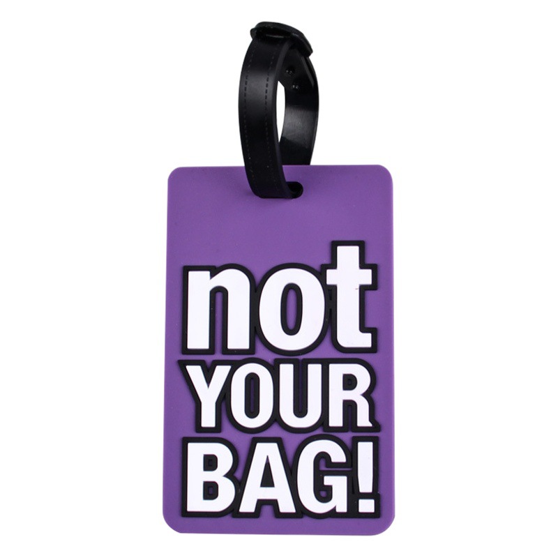 Luggage Tag Cross-Border Best-Selling Pvc Suitcase Soft Rubber Luggage Tag Silicone Trolley Case Boarding Tag Wholesale