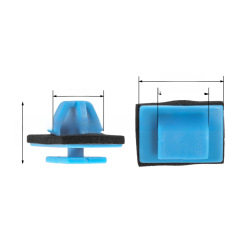 Suitable for Hyundai Elantra, Verna, Cerato, Lion, Tucson, Haima, door trim, fender, wheel arch clip D450 