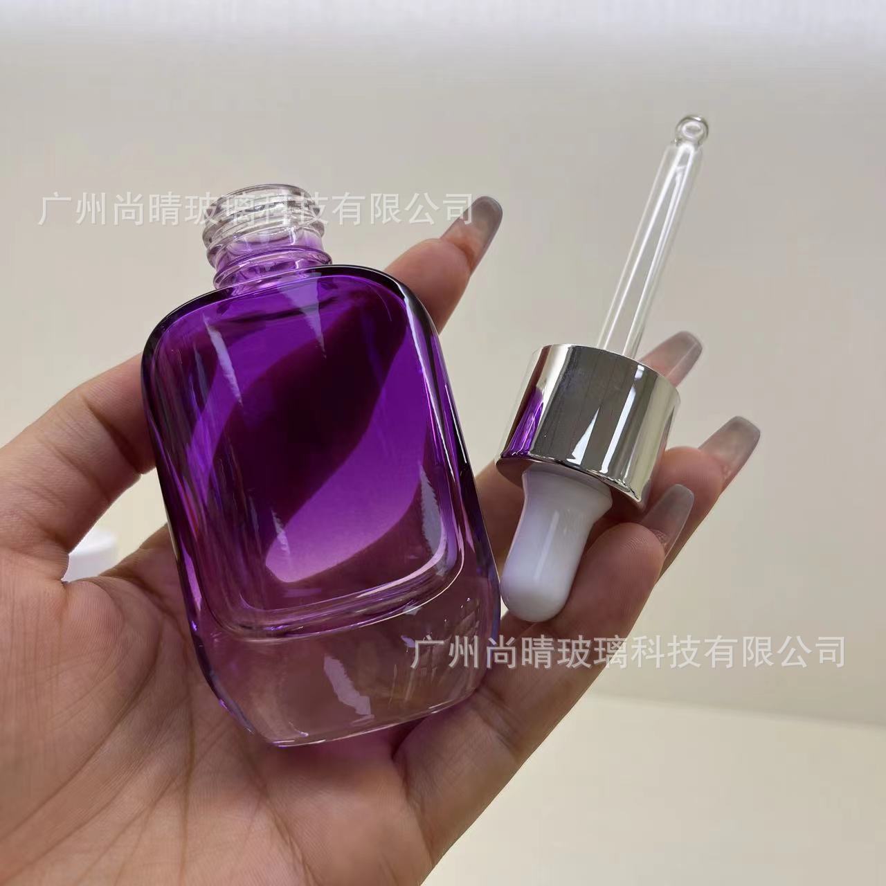 Celebridad de Internet en stock 20ML 40ML botella de aceite esencial esencia botella de líquido botella de vidrio botella de cuidado de la piel botella de aceite esencial