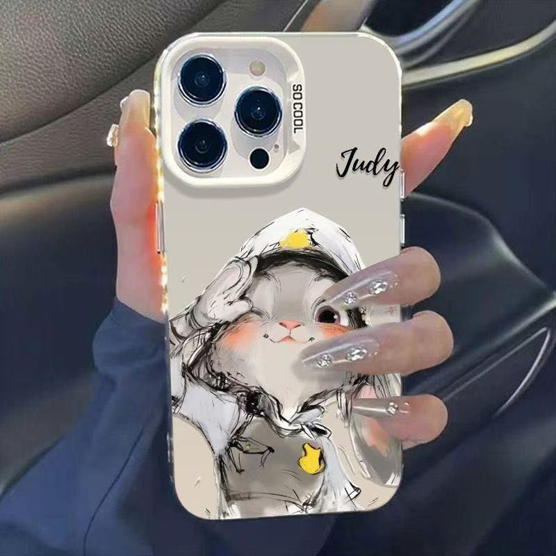 Nueva funda para teléfono móvil iphone16 aplicable europea y americana Apple 15promax/14 anti-caída 13pro12 personalidad 11xr