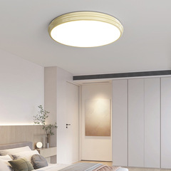 奶油風臥室吸頂燈全光譜護眼復古臥室主燈新款書房燈中古房間燈