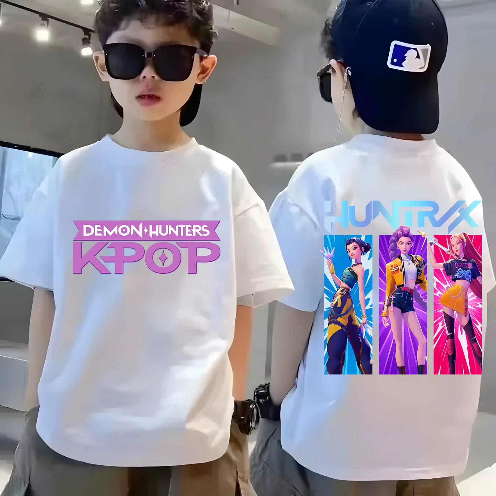 Летняя модная футболка для мальчиков с коротким рукавом