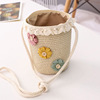 Small children's straw summer fashionable bag strap, Korean style