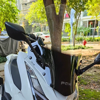 windshield rearview mirror forward-moving bracket: Motorcycle front windshield