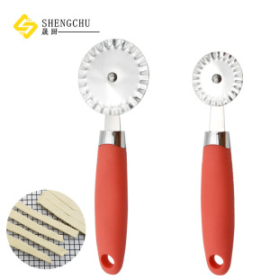 Stainless Steel Biscuit Mold Snack Dumpling Skin Cake Mold Cutter Pizza Knife Roller Cookie Knife Cake Maker