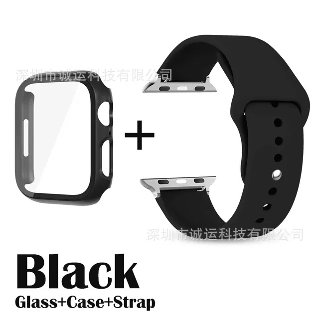 Silicone Watch Band Apple Case suit Apple987654 Watch Strap iwatchs8 Sport Strap