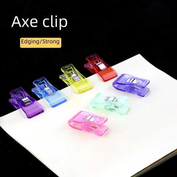 Creative Edged Ax Clip Plastic Clip DIY Storage Positioning Patchwork Sewing Clip Amazon Hot Sale