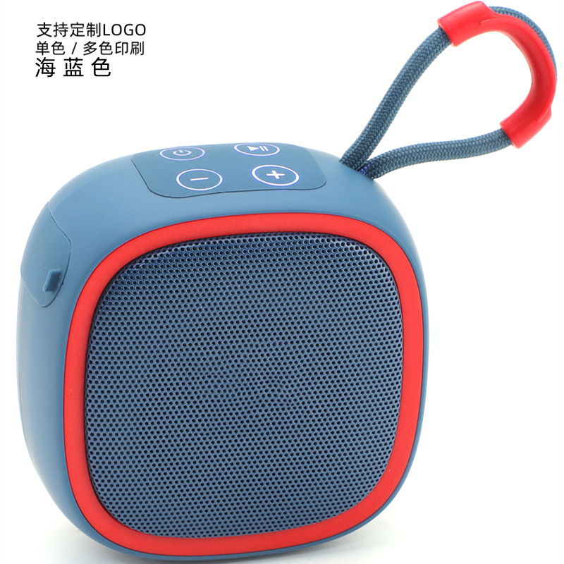 Nuevo altavoz Bluetooth transfronterizo, altavoz portátil de regalo con ranura para tarjetas, mini altavoz Bluetooth inalámbrico para exteriores.