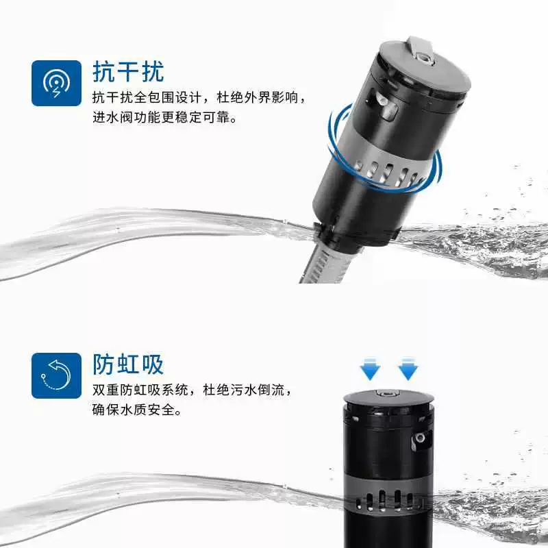 ✅ Впускной клапан для туалетной воды, аксессуары для резервуара для воды, универсальный фильтрующий элемент для унитаза, съемный и моющийся диспенсер для воды, бесшумный насосный клапан для унитаза.