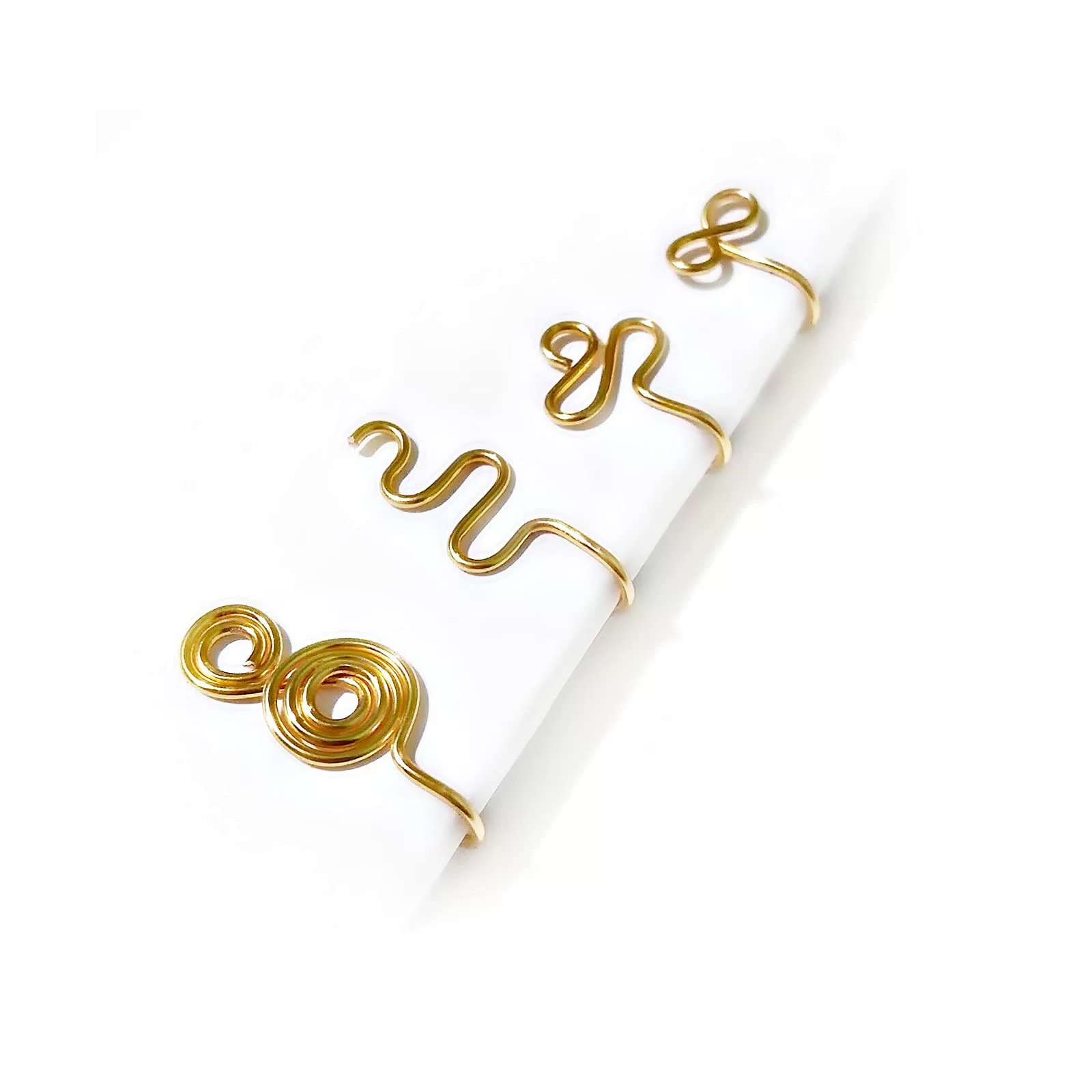 Африканский зажим для носа без перфорации Зажим для носа Ретро символ Гетеросексуальное кольцо для носа Открытая Регулировка зажима для носа Сохранение цвета рукава для носа