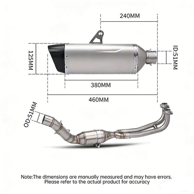 section, full section AK tail – Exhaust pipe