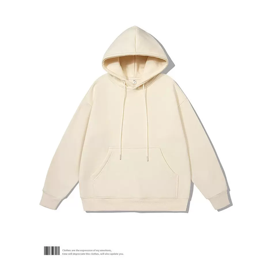 春秋季美式卫衣圆领情侣装学生宽松百搭潮流上衣舒适保暖加绒硬挺