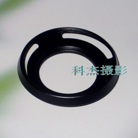 黑色超广角金属镂空遮光罩37mm 适用尼康索尼三星微单等37mm
