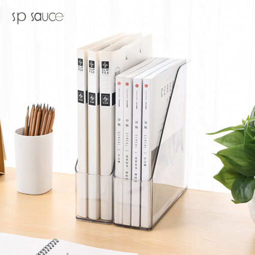 Desk folder storage rack file box creative multi-column data file storage column file rack