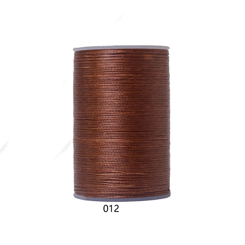 フラットワックス糸卸売 0.5 ミリメートル 12 ストランド 72m 手縫い DIY 革編組ロープ馬糸ミシン糸ポリエステルワックス糸|undefined