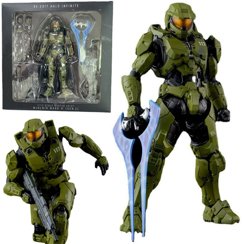 Коллекционная модель Halo 5 Mandarin Halo Unlimited 1/12, подвижная модель в коробке