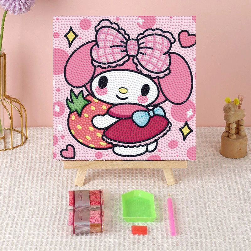 Алмазная вышивка (canvas) Genshin Impact DIY, 20×20 / 30×30, деревянная внутренняя рама и набор инструментов