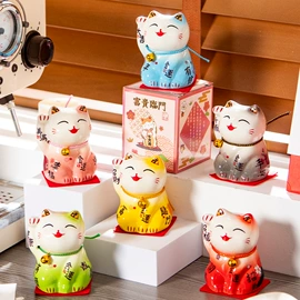 陶瓷工艺品;招财猫;汽车摆件