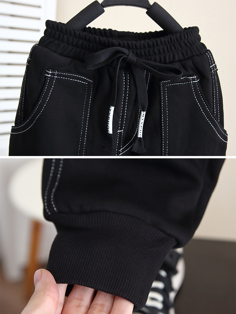 Pantalones para Niños 6413, Estilo Otoño-Invierno, Pantalones Casuales de Forro Polar para Bebés, Pantalones Deportivos de Punto Grueso para Niños, Novedad 2026 image 4