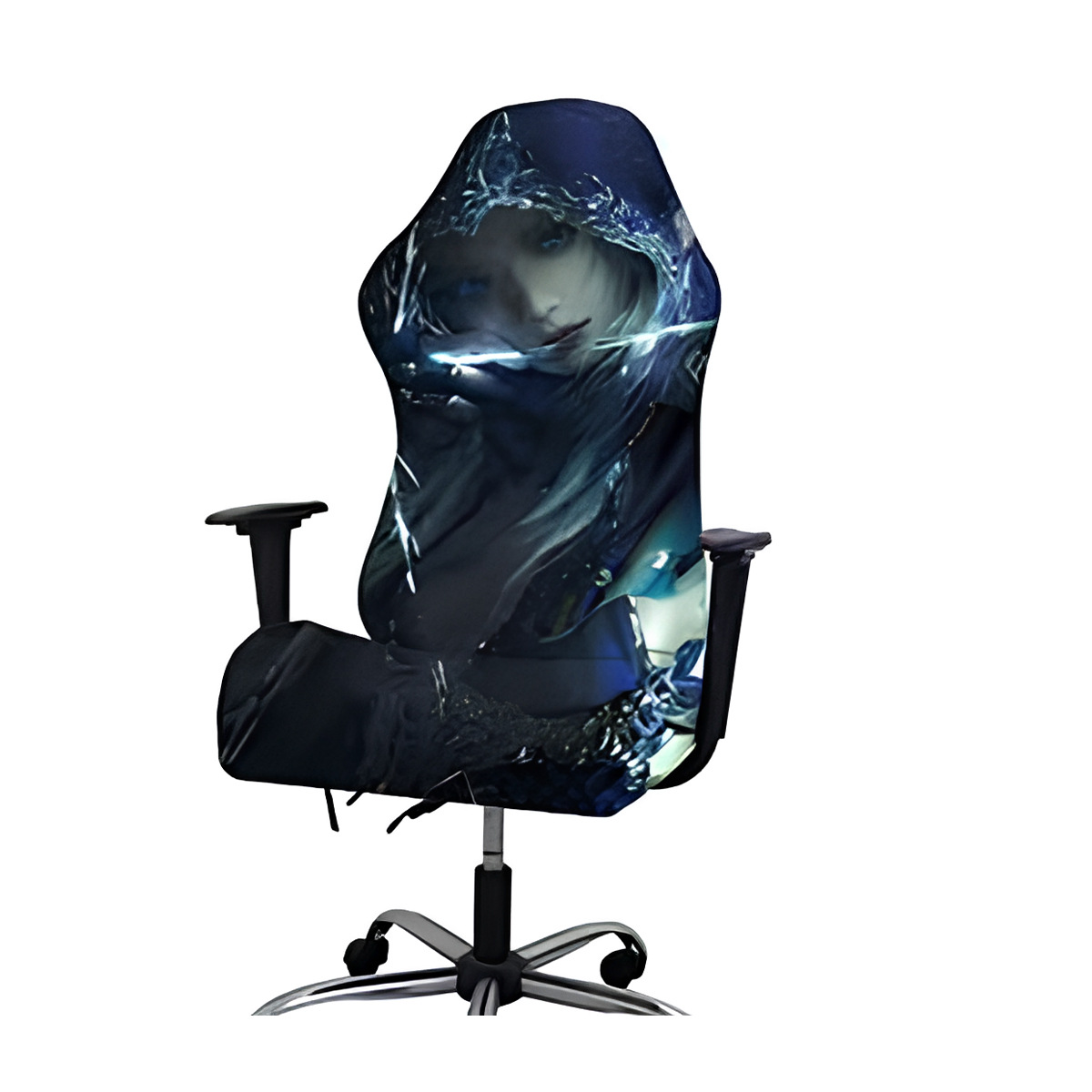 Impresión digital transfronteriza personalizada e-deportes cubierta de silla comercio exterior personalizada seda seda seda cubierta de silla fábrica de fuente