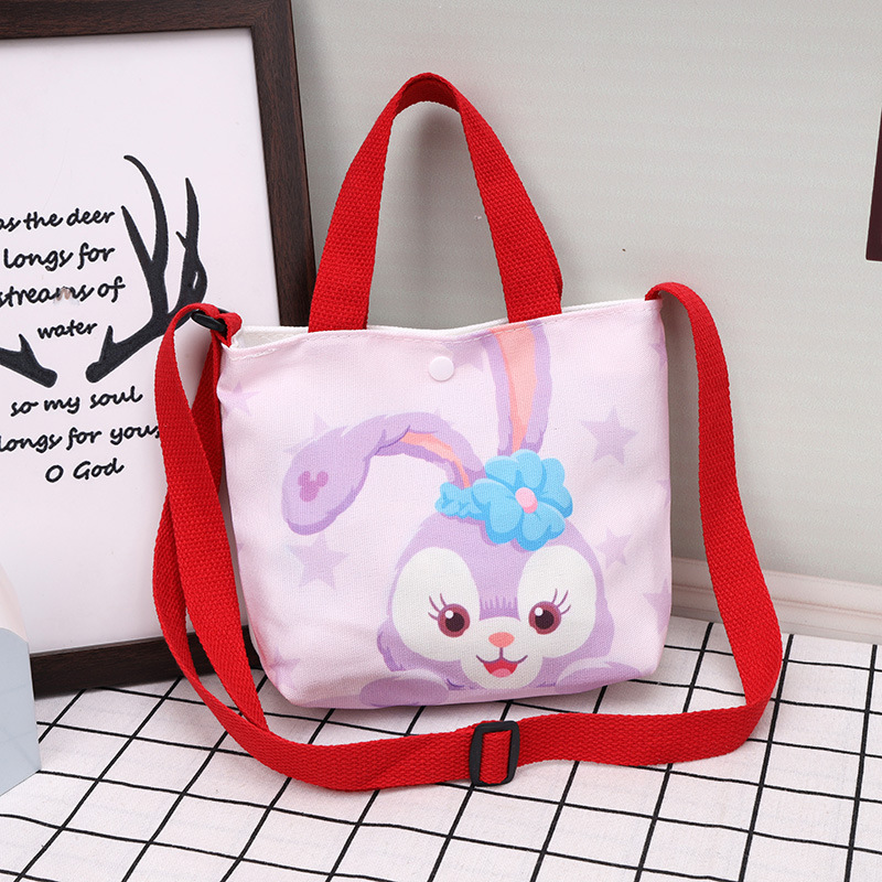 Bolsos para niños al por mayor Bolsos de hombro de moda coreana para niños Bolsos de mensajero para niños de lona de dibujos animados Bolsos de mano