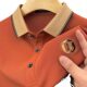 Summer New Youth Men's Short-sleeved T-shirt Lapel Embroidered Polo Shirt Lapel Casual All-match Half-sleeved Top for Men
