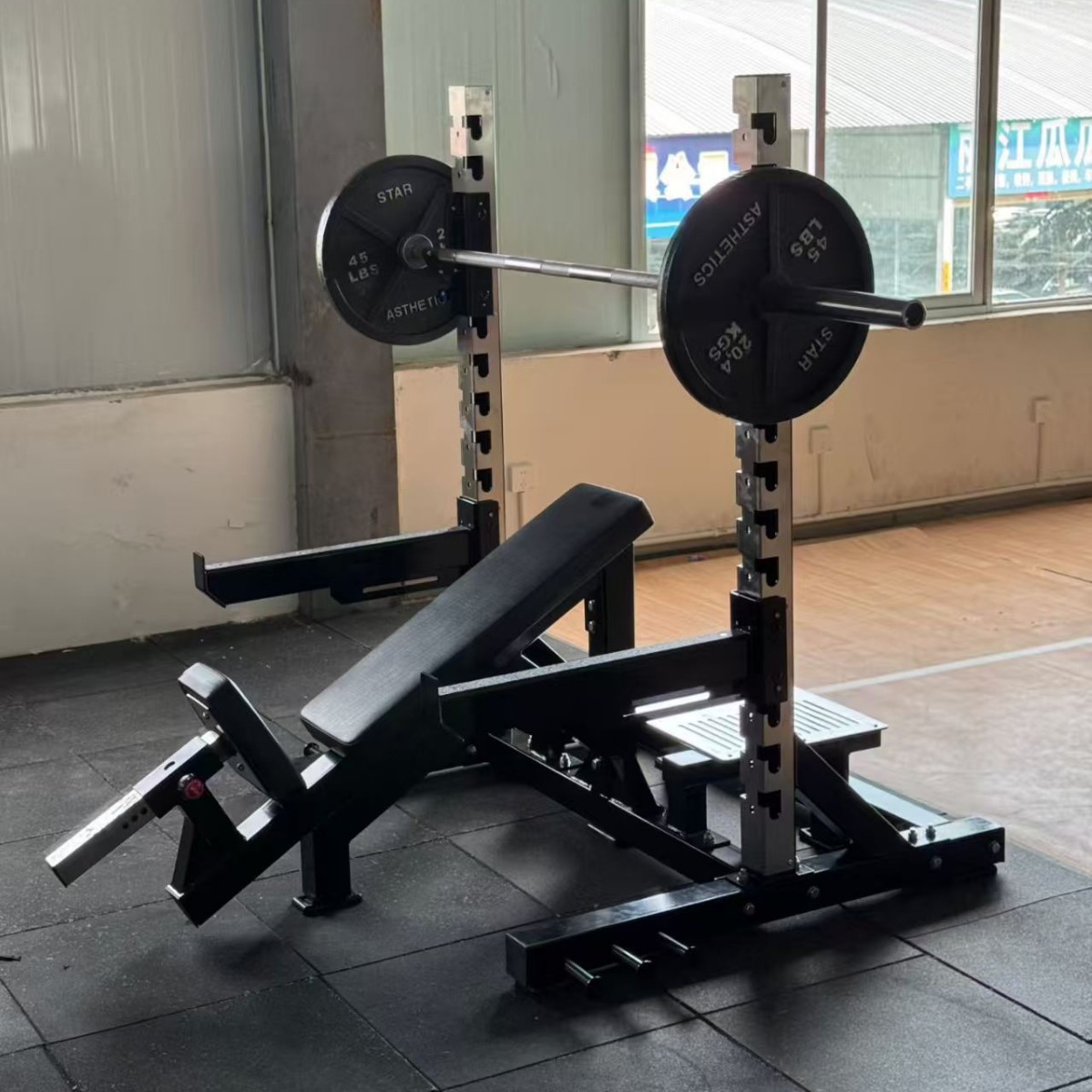 Fabricante de equipos de fitness gimnasio inferior oblicuo superior oblicuo taburete plano pecho empujar equipo de entrenamiento equipo de fitness