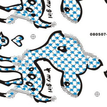 植绒烫画 T恤烫画 烫印 植绒烫画 衣服烫画