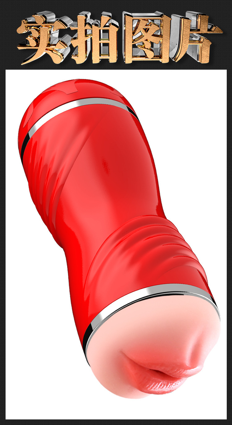 Double-Headed Manual Male Masturbator with ABS and Silicone, Portable — detail image 11