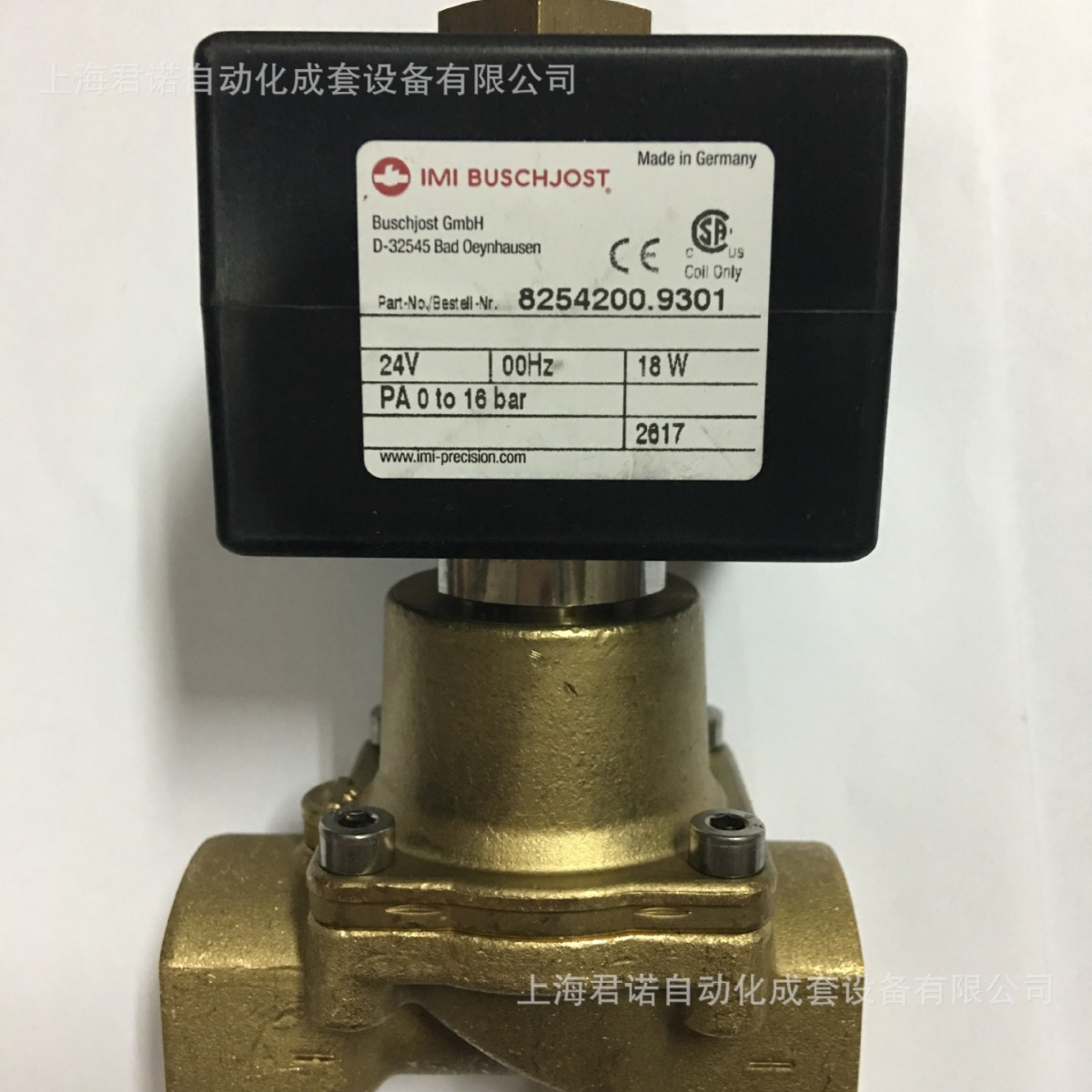 电磁阀 8254200.9301.024.00 NORGREN 诺冠 电磁驱动膜片阀