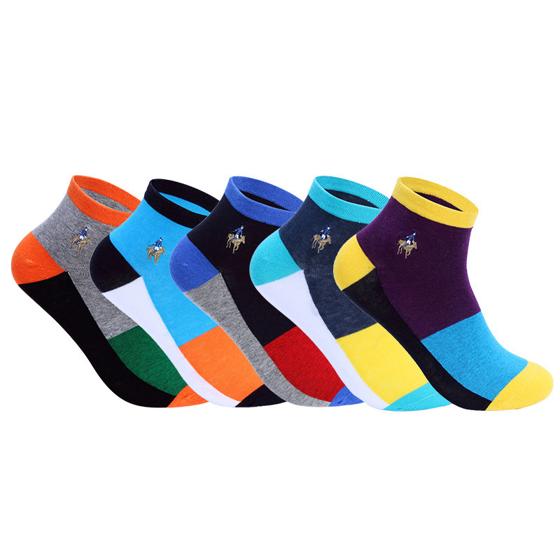 Jadely Paul/Jadeely Paul Socks Men's Short Sports Socks Spring, Summer and Autum Deodorant Cotton Socks