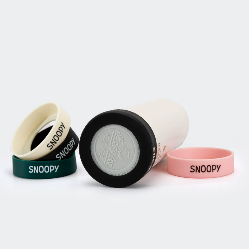 Snoopy, nuby, стекло, силиконовый нескользящий ударопрочный защитный чехол, универсальная чайник