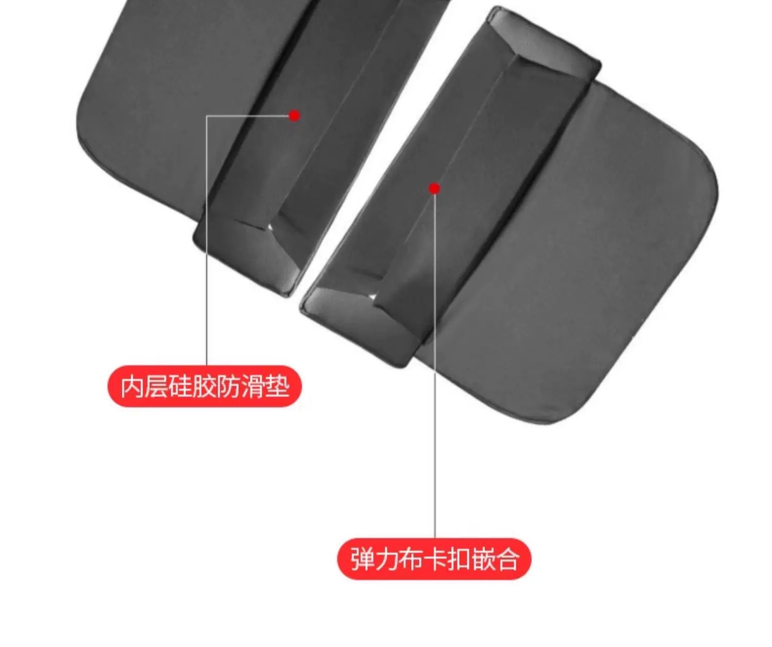 Mercedes-Benz armrest box booster pad storage gap box clip C- class A- class E-class C260L/GLC/GLB/GLE/E300L