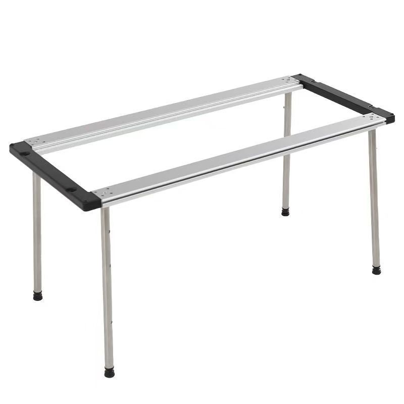 outdoor camping table igt standard frame multi-function table foldable mobile kitchen stainless steel quality telescopic