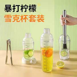 雪克杯手摇壶奶茶店专用暴打手打柠檬茶饮品饮料制作工具套装摇杯