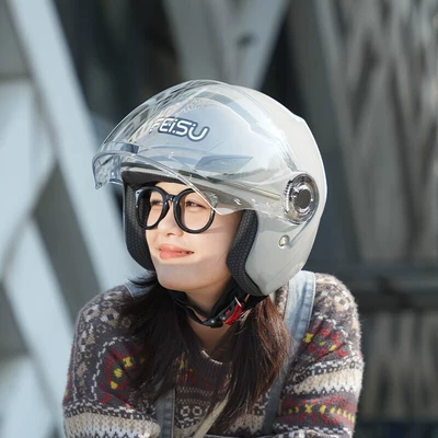 Vehicle Helmet Women's Three-Quarter | Motosiklet kaskı (dəbilqə) - cement-gray-m-53-56cm