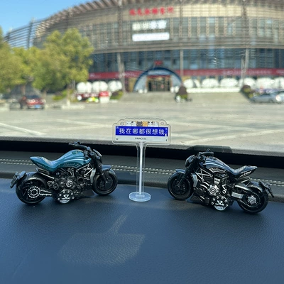 motorcycle decorations center console creative — Car ornaments