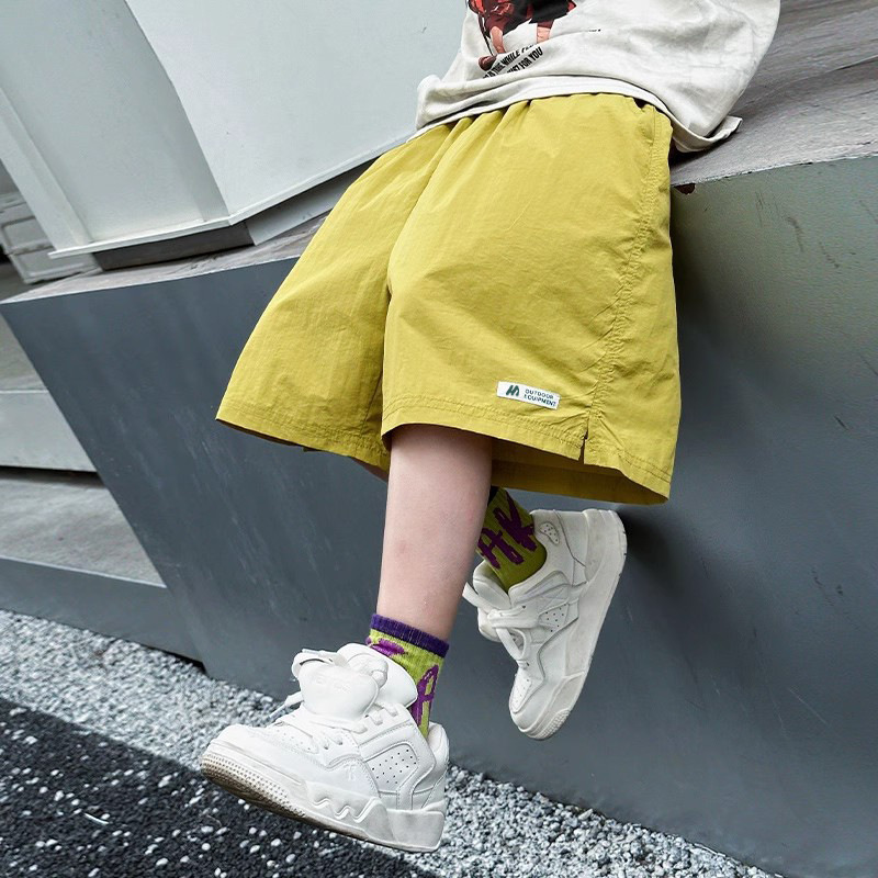 湖州織里子供服男の子スポーツパンツ男の子 5 分パンツ夏服 2025 子供のショーツ通気性夏薄いスタイル|undefined
