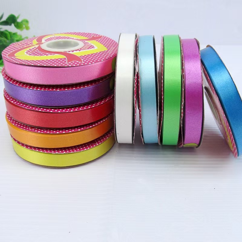 Decoración de la sala de bodas Cinta de decoración Suministros de boda Globos de boda Cinta de decoración Cinta de color sólido Cinta de plástico pp