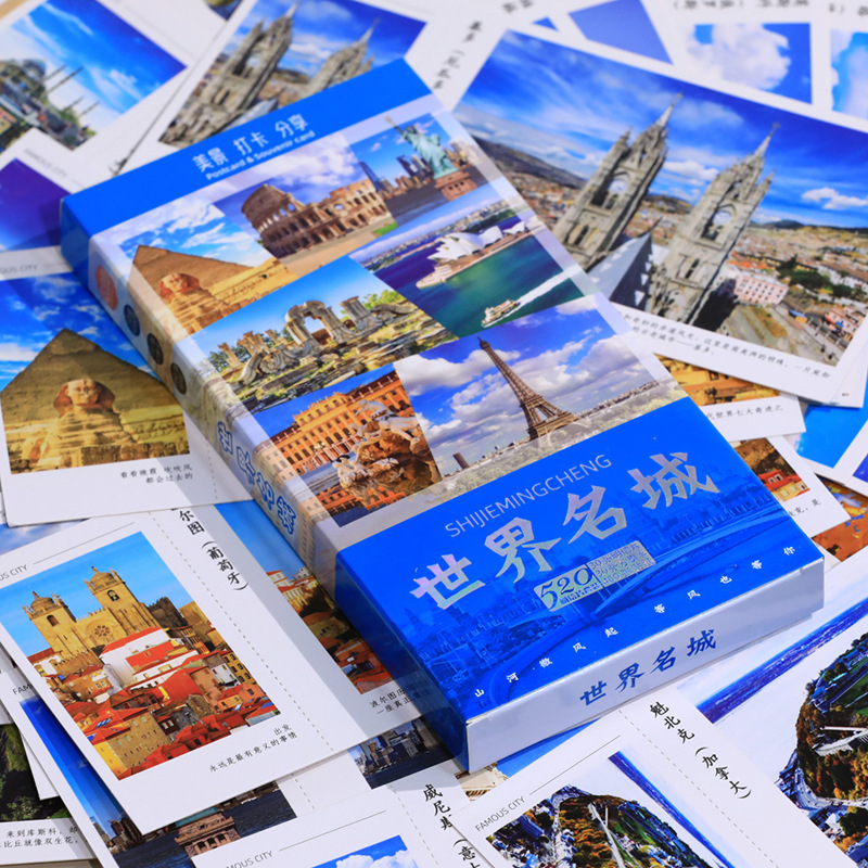World Famous City Postcard Card Scenery Tourist Souvenir Accompanying Ceremony Photo World Famous City Postcard Card Scenery Tourist Souvenir Accompanying Ceremony Photo